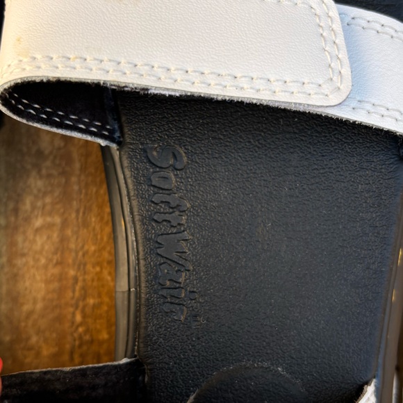 Dr. Martens Klaire White Leather Strap Sandals - Picture 11 of 14